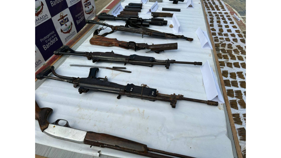 El depósito del Clan del Golfo fue hallado en Concordia (Antioquia). Foto de ilustración.