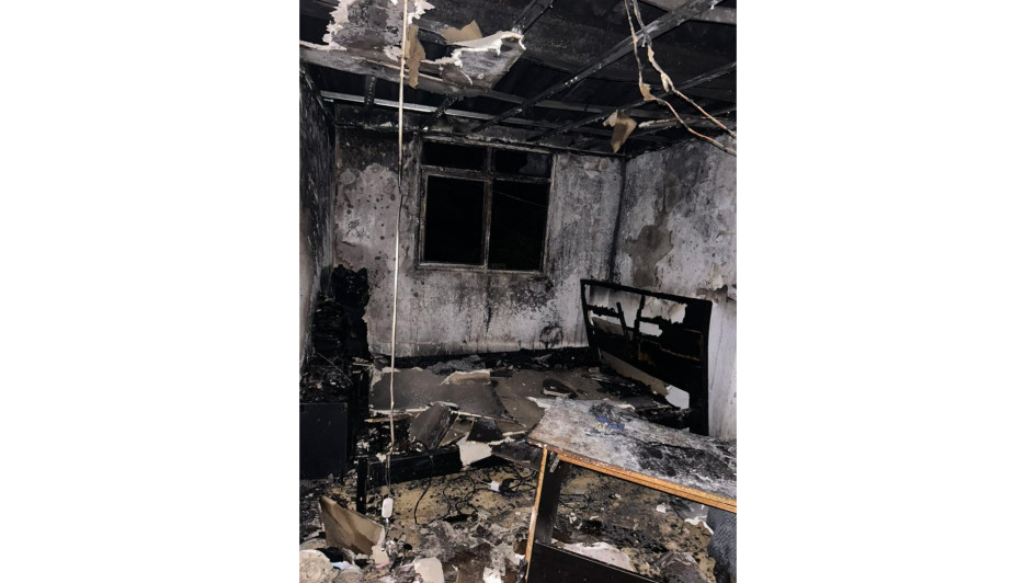 El incendio ocurrió en la madrugada de este día de Año Nuevo en el barrio Buenos Aires de Dosquebradas.