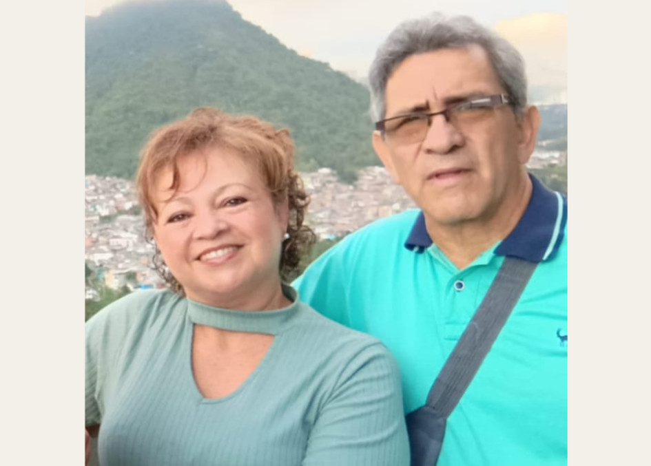 Luisa Marina Valencia Atehortua y Carlos Alberto Ramírez Ceballos, los espoosos manizaleños que no pudieron hacer su trámite para la visa de Estados Unidos debido a las diferencias del fin de semana entre el presidente de ese país, Donald Trump, y su homólogo de Colombia, Gustavo Petro.