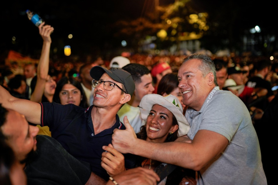 Según la encuesta de percepción de Pereira Cómo Vamos, el alcalde, Mauricio Salazar (d), tiene el 91% de aprobación en su primer año de mandato. Los eventos masivos se resaltaron en su gestión.