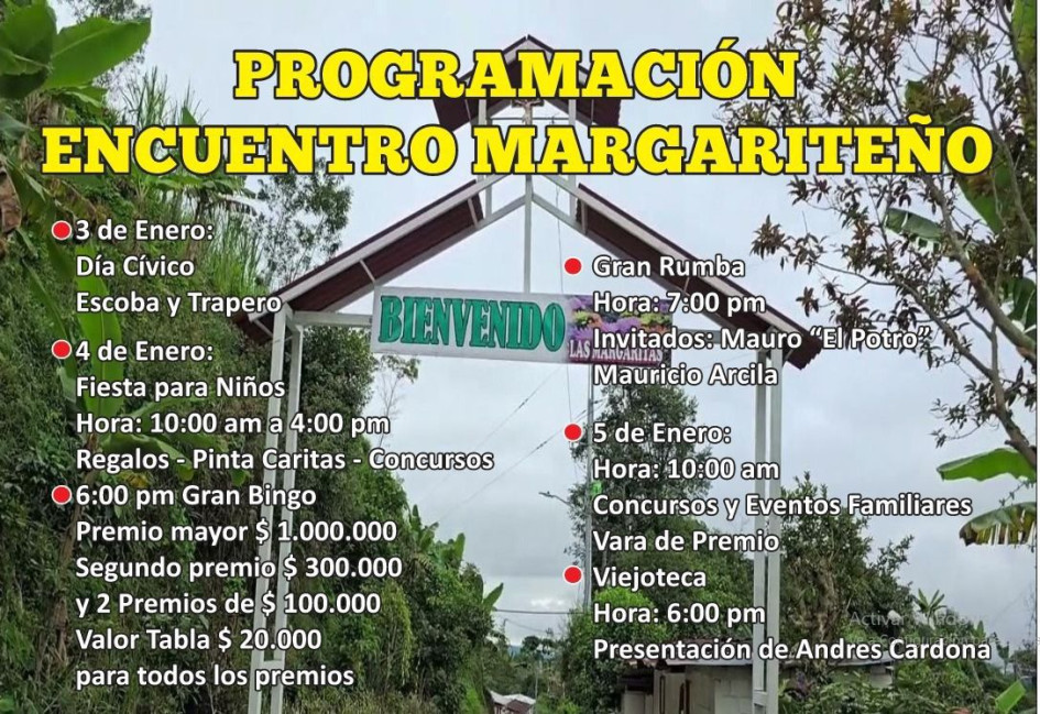 Corregimiento de Aguabonita y Las Margaritas.  
