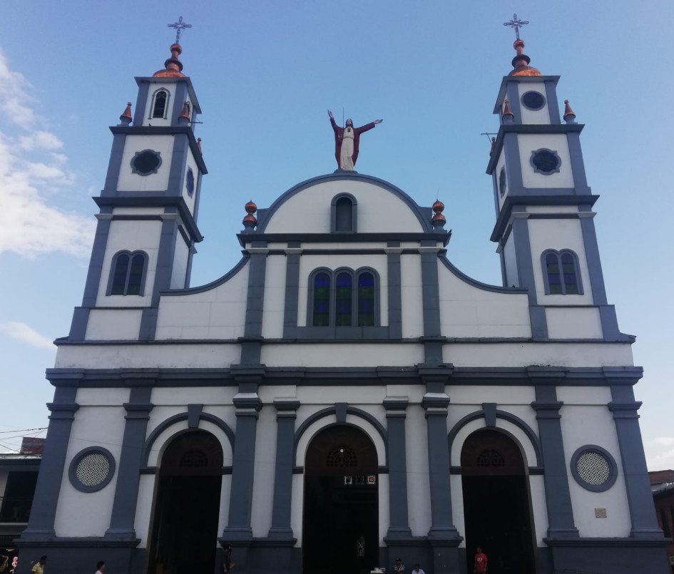 El templo de La Candelaria de Riosucio.