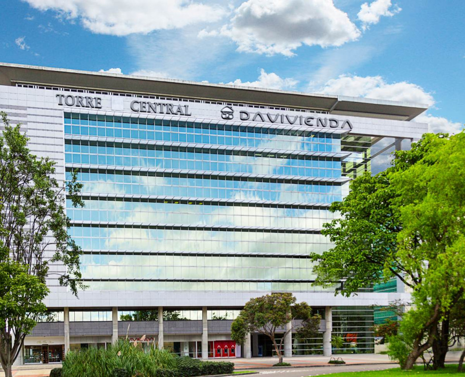 Torre Central de Davivienda en Bogotá.