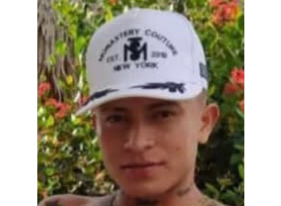 La persona asesinada. Foto tomada del Facebook.