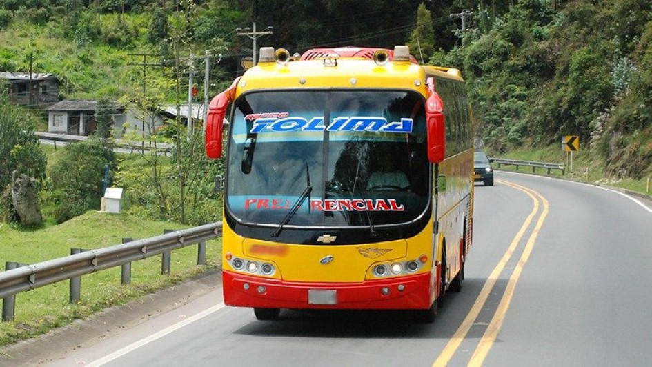 Imagen de una buseta de Rápido Tolima, como ilustración. 