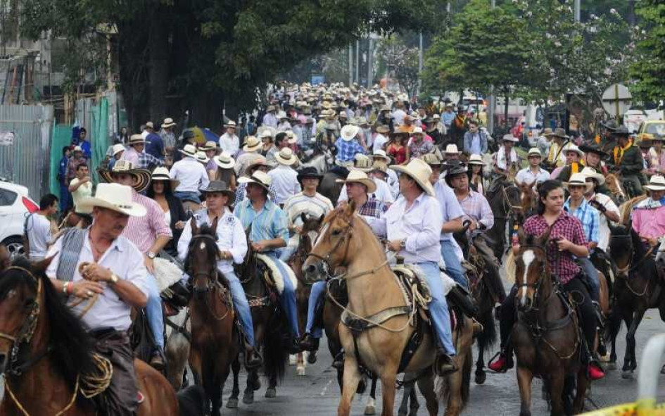 Cabalgata en Manizales