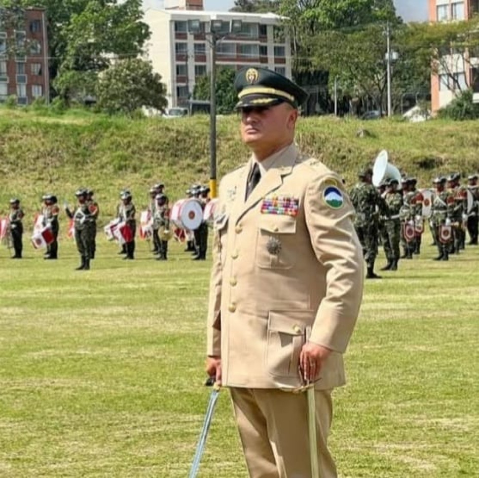 Coronel Diego Fernando Patiño Orozco, nacido en Neira.
