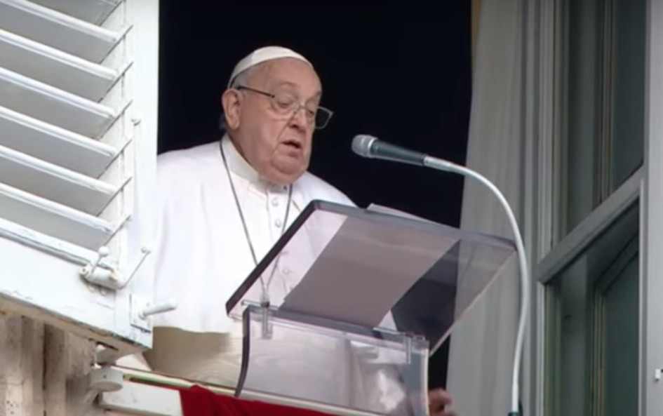 El papa se pronunció sobre Colombia durante el rezo del ángelus.