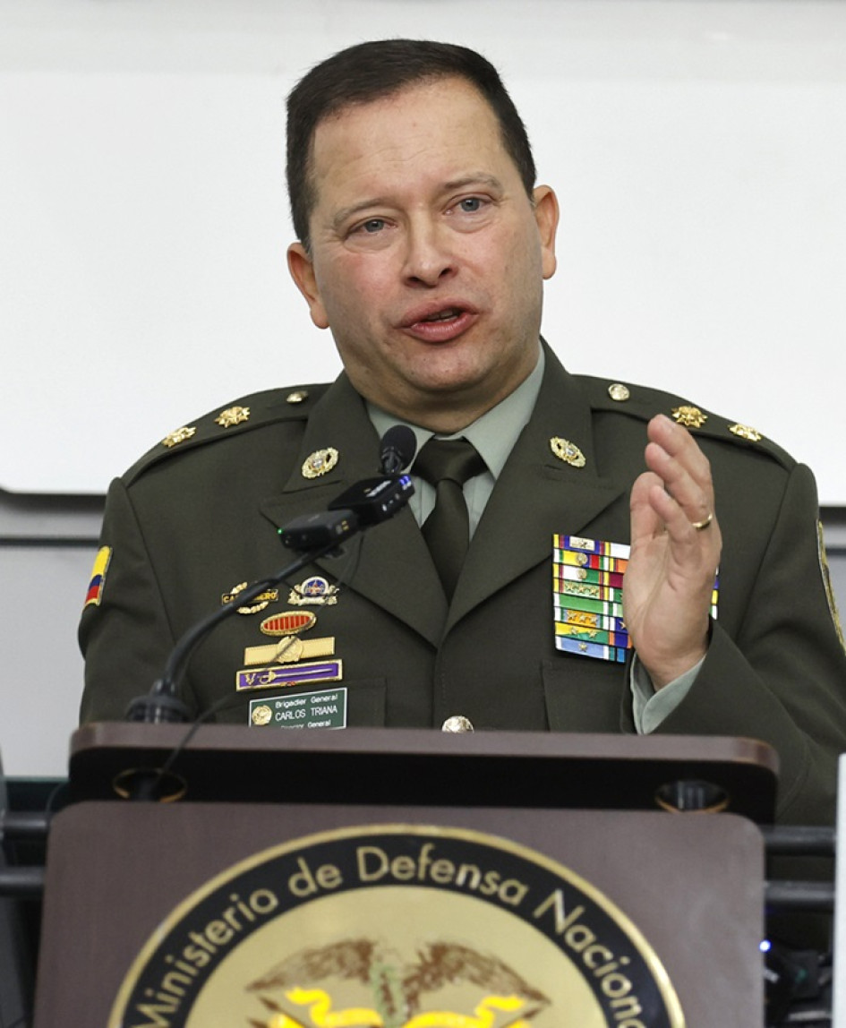 Foto | EFE | LA PATRIA El general Carlos Triana regresa al servicio para liderar la Policía.