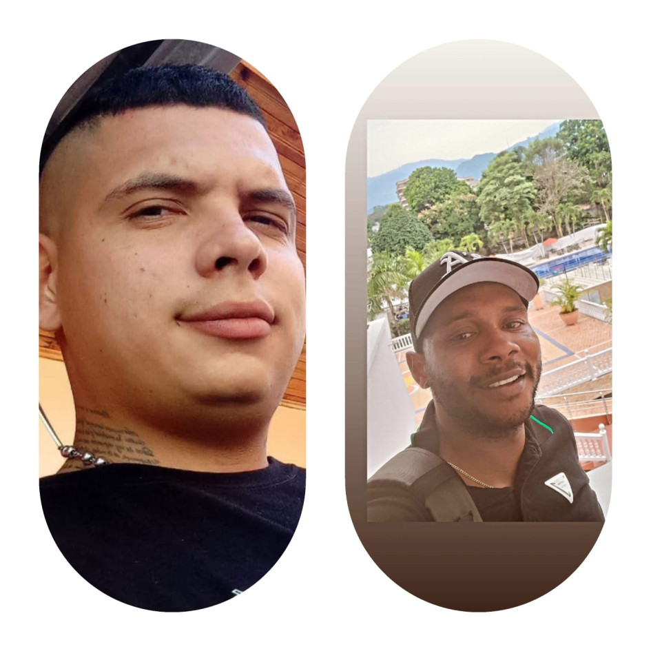 Las dos víctimas de las balas este viernes en La Dorada.