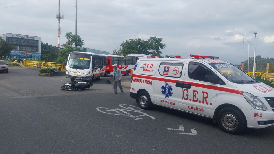El accidente lo atendió el GER.