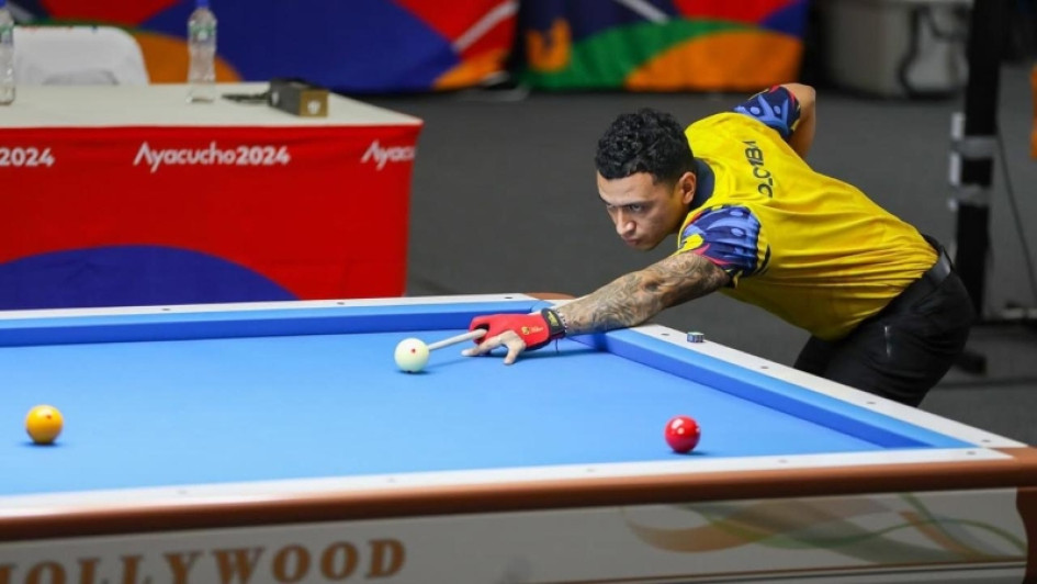 El ansermeño Huberney Cataño compite desde este viernes en la Copa Mundo de Billar de Bogotá.
