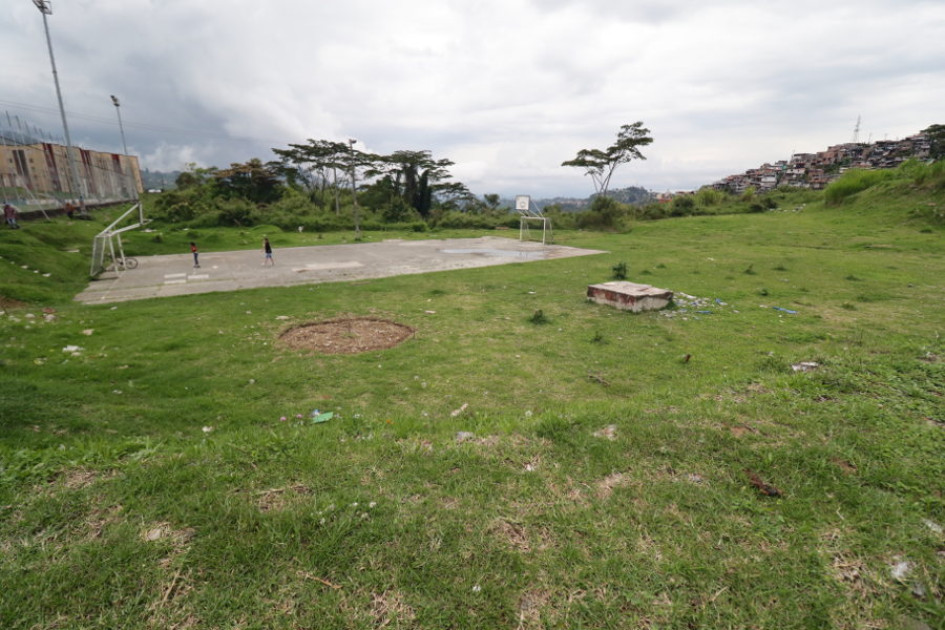 Este es el terreno en el que funcionó la antigua escombrera de Manizales.