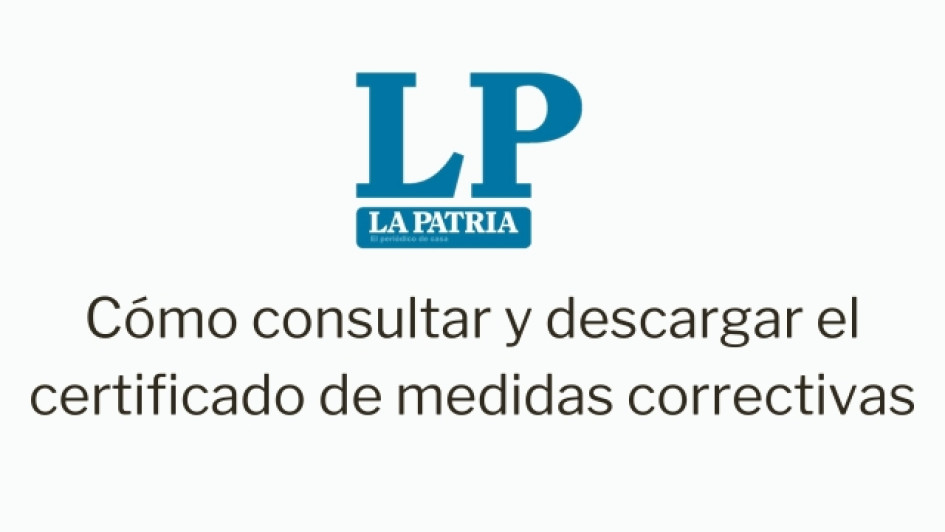 Cómo consultar y descargar el certificado de medidas correctivas en Colombia