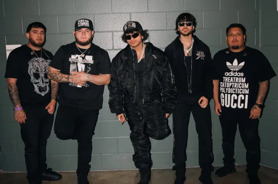 JOP, Samuel, Khrystian, José y Moises, integrantes de Fuerza Regida.