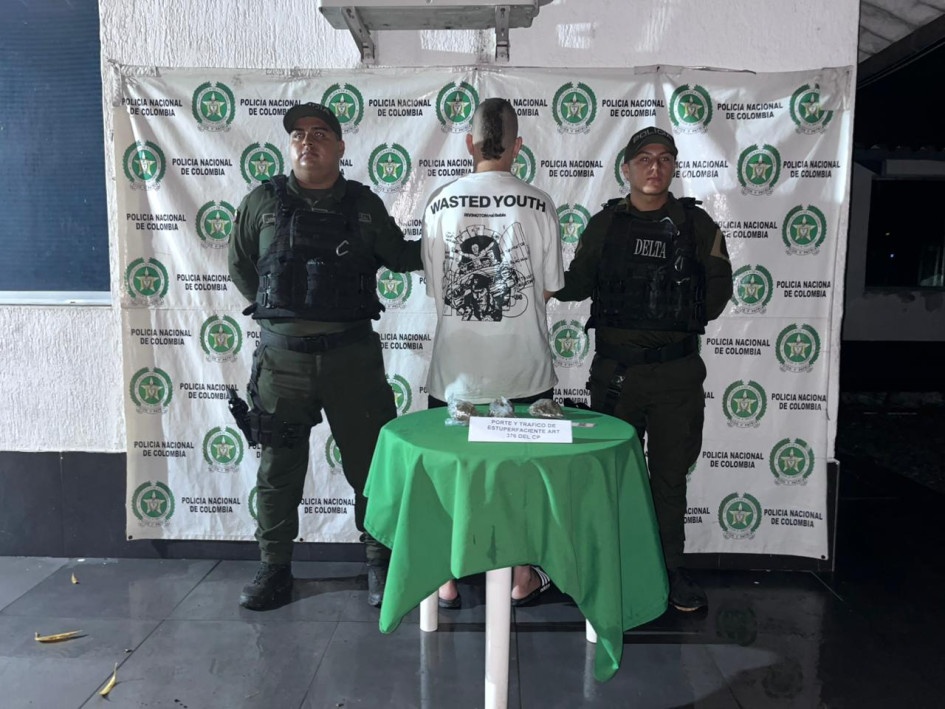 Capturado con estupefacientes en La Dorada.