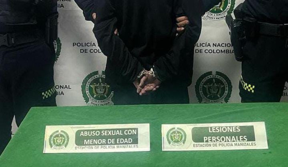El sujeto detenido.