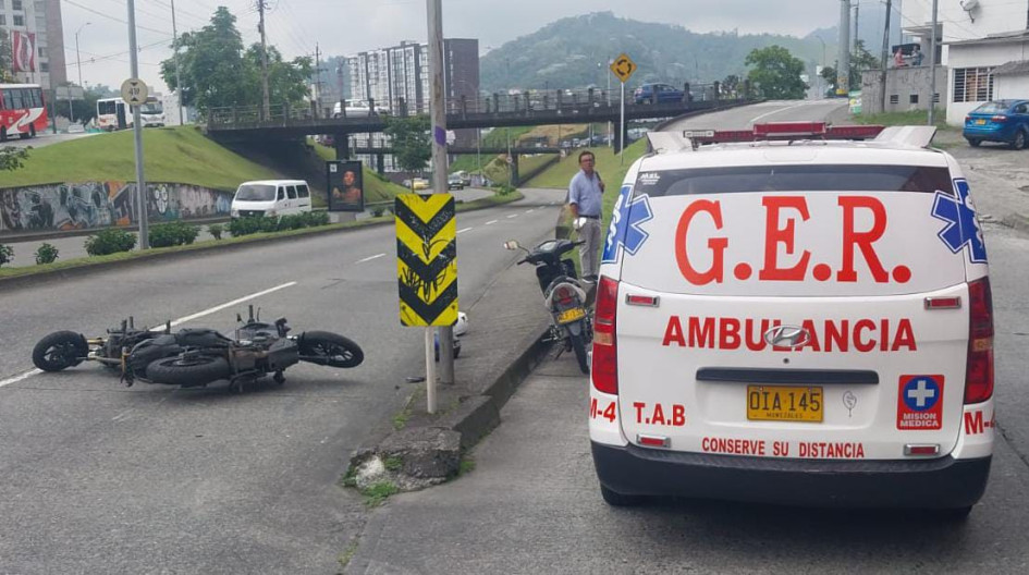 El accidente de esta tarde.