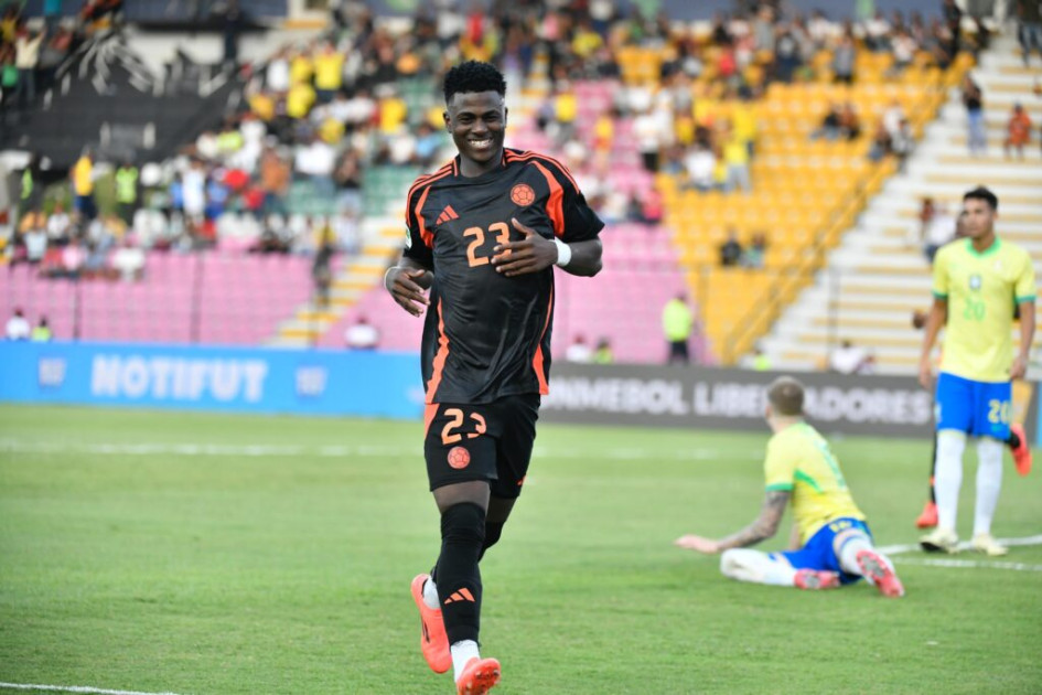 Neiser Villarreal, el autor del gol. 