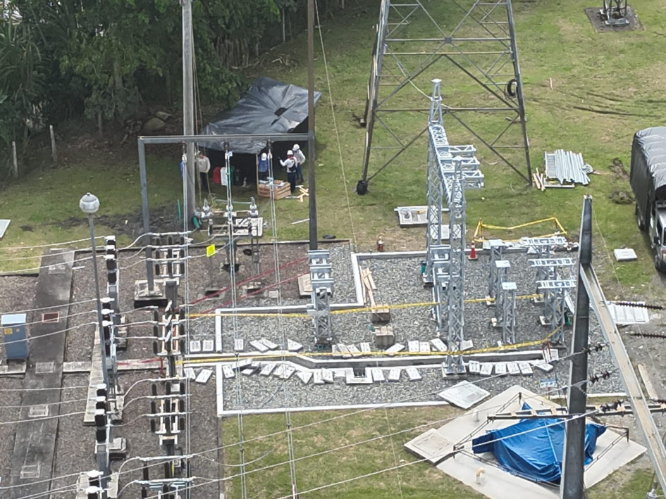 Obras de conexión del parque solar San Francisco en Caldas. Estaría listo a finales del 2025. Vea cómo quedaría este proyecto de la Chec, cuánto generaría y a cuántos usuarios beneficiaría.