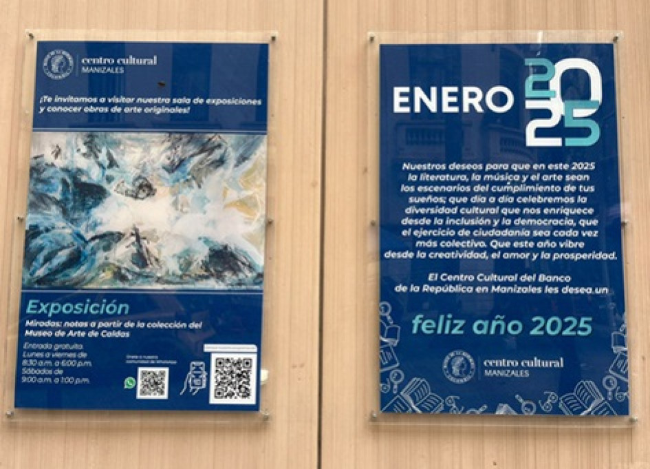 El Centro Cultural del Banco de la República hizo más visible su programación para los transeúntes de la carrera 23 en el Centro de la ciudad.