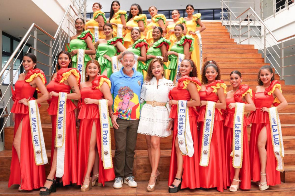 Participan 25 reinas populares del Carnaval de Barranquilla 2025.