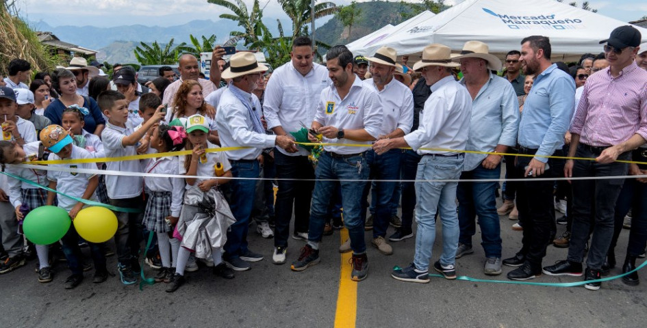 La inauguración de la obra el pasado viernes. 