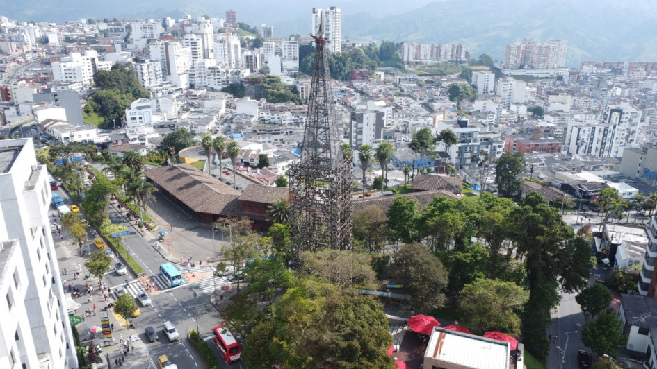Las luces de la Torre de El Cable, en Manizales, están apagadas desde el 13 de enero de este 2025. La Chec explica que se encenderán en una fecha especial para la empresa.