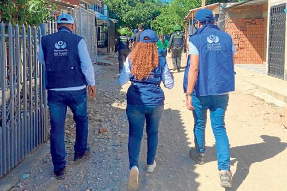 Foto | Tomada de la Defensoría del Pueblo | LA PATRIA Otras de las poblaciones afectadas es el sur del Bolívar, población a la que también ha llegado la Defensoría del Pueblo.