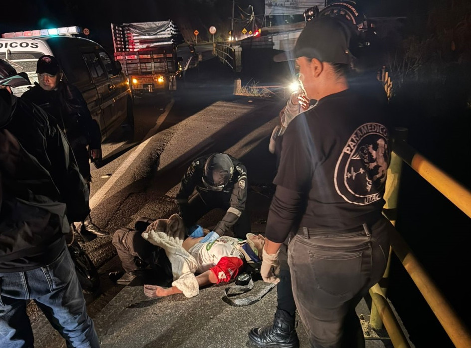 Los dos accidentes de motocicletas ocurrieron en la noche de este sábado en Manizales.