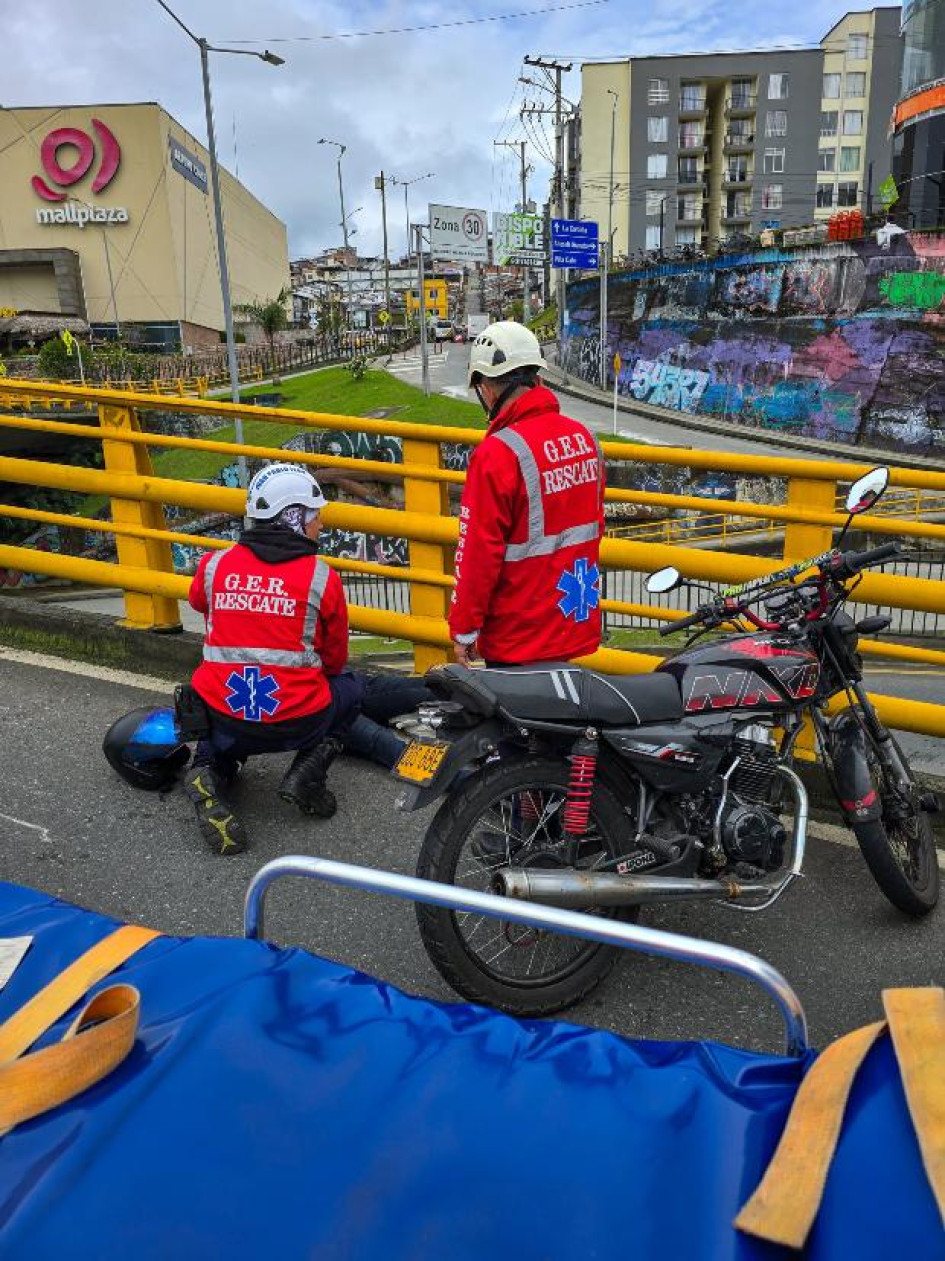 El accidente atendido por GER.