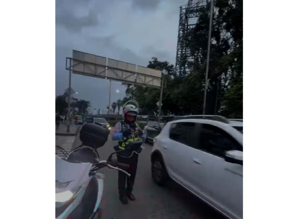 El ciclista Santiago Wagenaars realizó la denuncia a través de su cuenta de Instagram. 