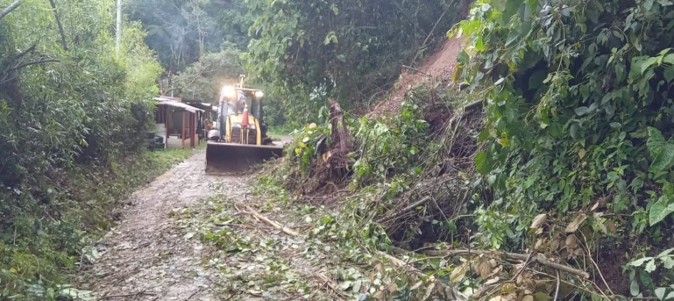 13 vías de Caldas tienen obras en curso o derrumbes este martes (18 de febrero). En Villamaría las lluvias causaron el cierre de una vía, que ya fue despejada.