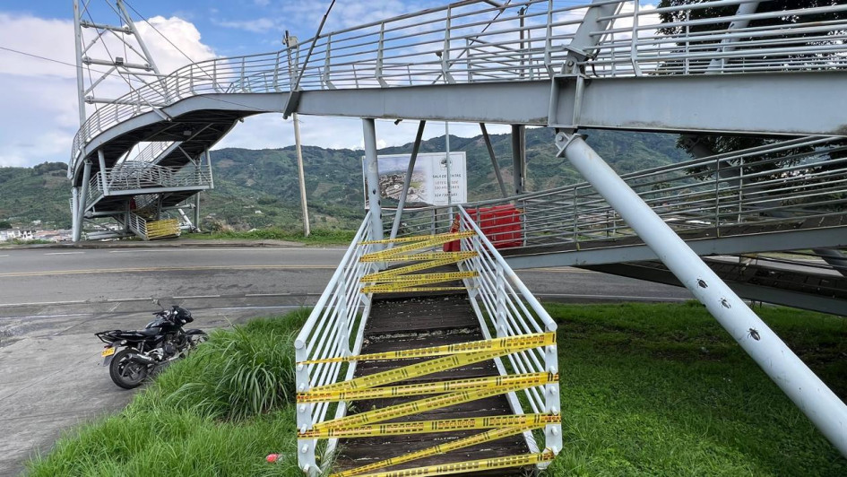 Foto | Cortesía | LA PATRIA  La falta de mantenimiento de esta obra, no facilita su uso.