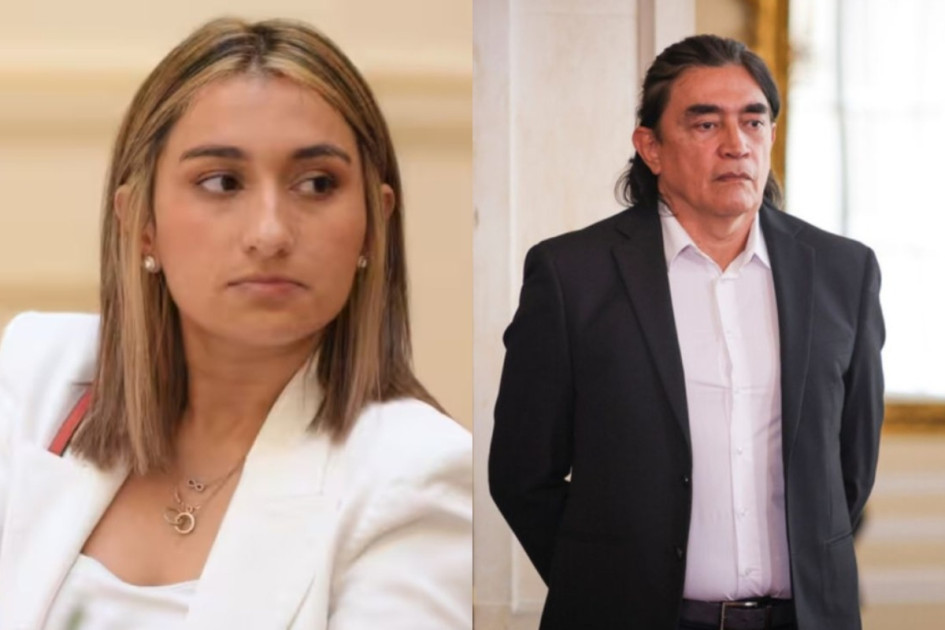 Laura Sarabia y Gustavo Bolívar. 