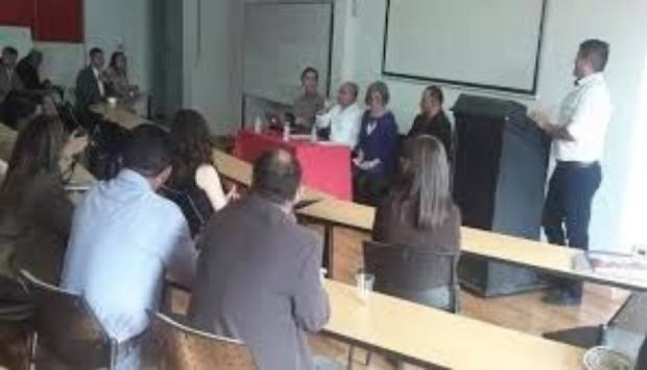 Foto I Cortesía para LA PATRIA  La Universidad de Caldas ofrece un doctorado en educación. En la foto la apertura de la IV cohorte. Yasaldez Eder Loaiza, director del doctorado, denuncia que en el país hay una oferta, desde el extranjero, de doctorados de baja calidad.