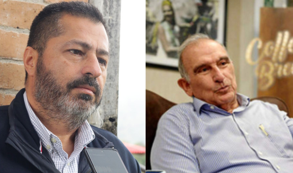 El representante a la Cámara Octavio Cardona (izquierda) reconoce el nivel intelectual del exsenador Humberto de la Calle (derecha), pero dice que ha tenido pocos vínculos con Caldas, pese a haber nacido en Manzanares. Lea las palabras de Cardona, quien también criticó al Gobierno Petro y su actuar en el Catatumbo.