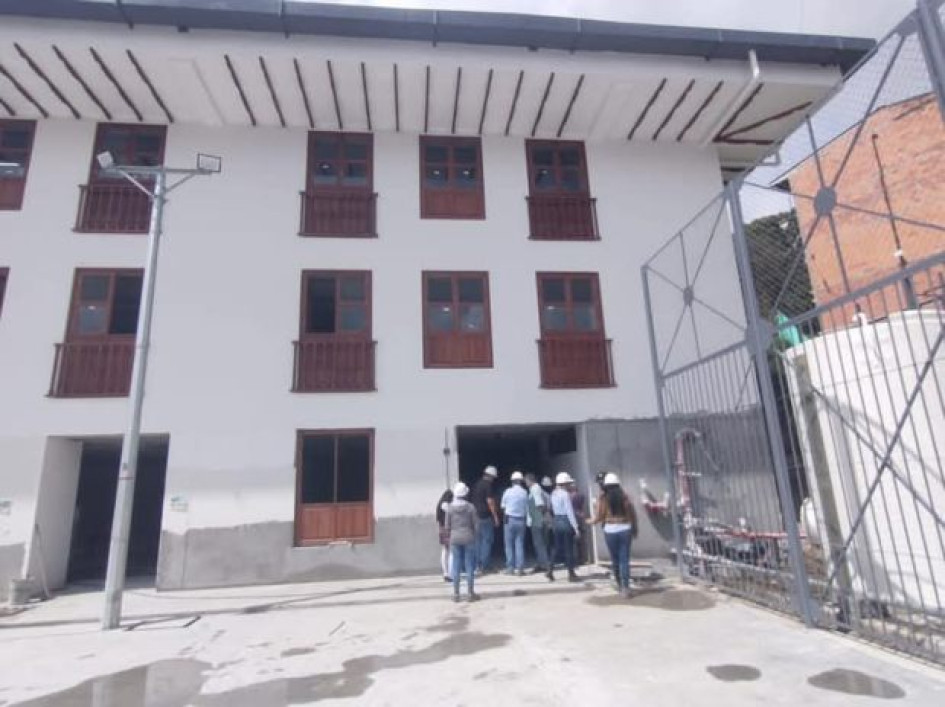 Avanzan las obras para la nueva sede de la Normal San José, de Pácora. De acuerdo con un informe reciente, los trabajos van por el 80%. Además, la Alcaldía intervino otros dos colegios.