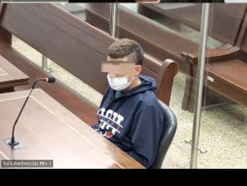 Sergio, en la audiencia.