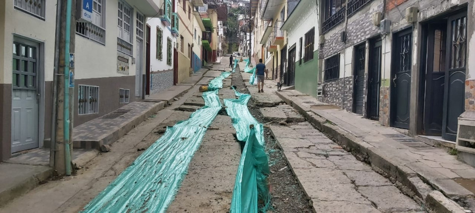 Foto | Cortesía | LA PATRIA   Así está la calle 7 con carreras 9 y 10 en Neira. La comunidad espera que se terminen los trabajos.