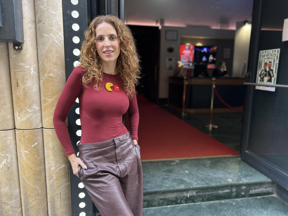 La comediante, actriz y presentadora colombiana Alejandra Azcárate, en Sevilla (España).