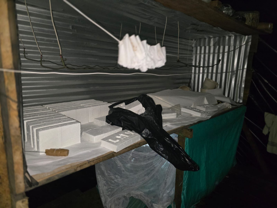 El operativo del Ejército se llevó a cabo en Mosquera (Nariño).