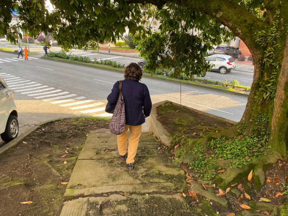 Foto | Cortesía | LA PATRIA   Este es el andén denunciado el 26 de febrero en LA PATRIA