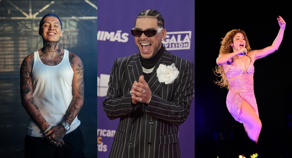 Blessd, Ryan Castro y Shakira los más nominados. 