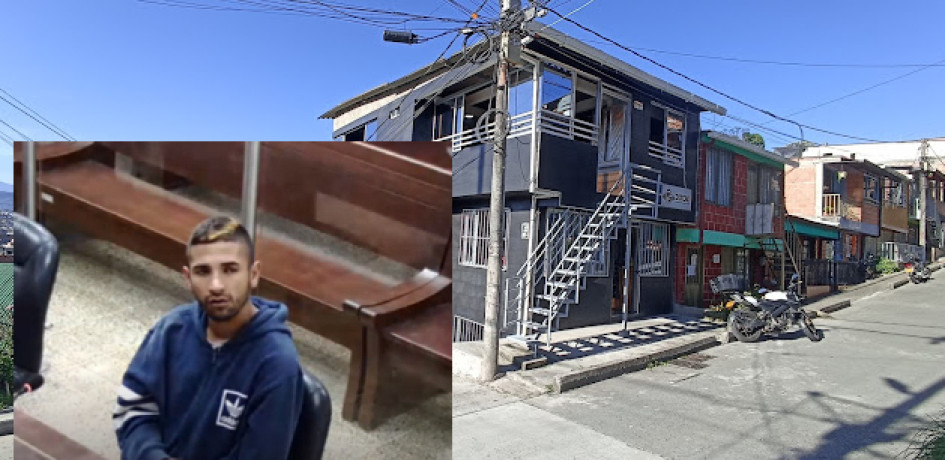 En este sector fue el robo. Julián David Granada Aristizábal aceptó cargos. Fotos google maps y LA PATRIA