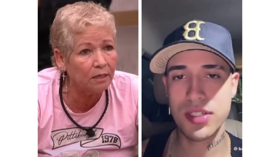 La Abuela y Daniel, su hijo.