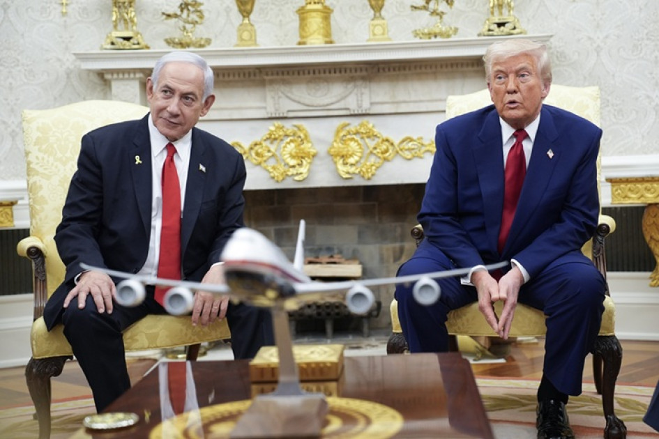 Benjamín Netanyahu, líder de Israel, ha sido el primer dirigente extranjero en visitar a Donald Trump en la Casa Blanca desde la entrada en vigor el pasado sábado de un arancel universal del 10%.