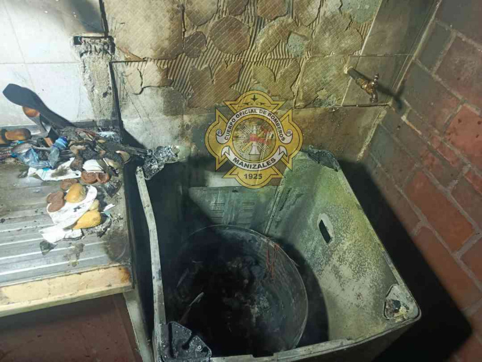 El incendio lo atendió Bomberos.