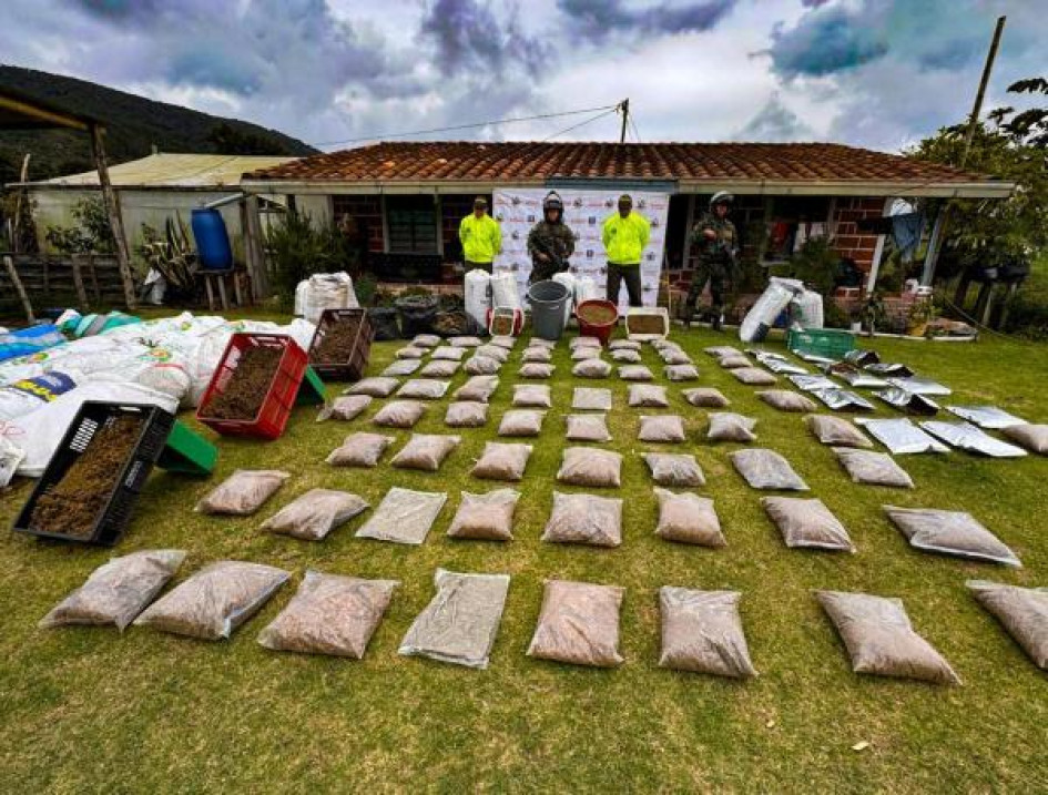El operativo se llevó a cabo en San Pedro de los Milagros (Antioquia).
