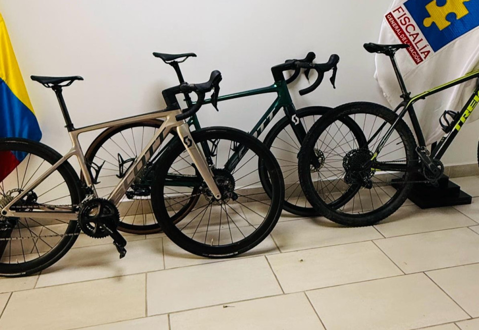 Las bicicletas recuperadas.